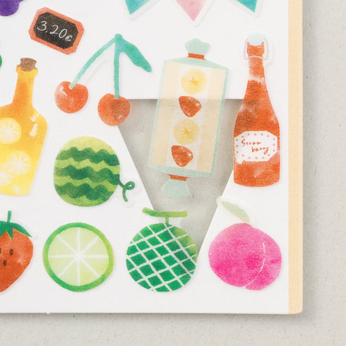 Midori Sticker Marché FRUIT Washi Tape Stickers | 2364