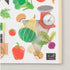 Midori Sticker Marché VEGETABLES Veggie Washi Tape Stickers | 2363
