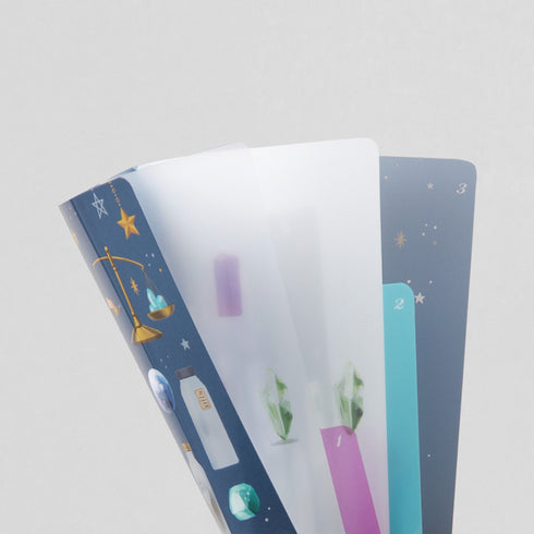 Midori MD A4 3 Pocket Clear Folder | Science