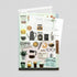 Midori MD A4 3 Pocket Clear Folder | Coffee