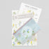 Midori MD A4 3 Pocket Clear Folder | Dried Flowers