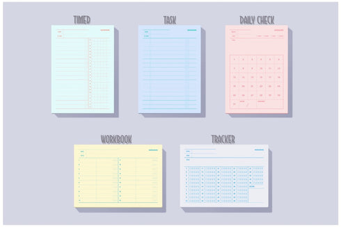 MoteMote OMR Habit Tracker Task Tracker Daily Tracker Memo Blocks | USA Located!