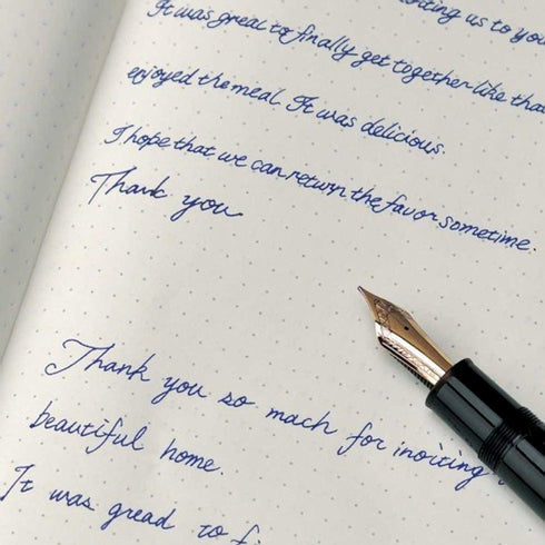 Sakae A5 Tomoe River 52 gsm 5mm GRID Lay Flat Notebook White Paper | A5 96 sheets TMR-A5NB5HW