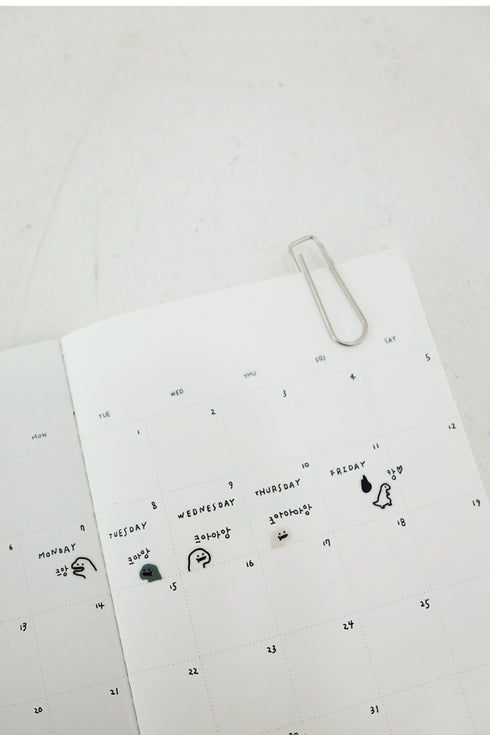 Suatelier Sonia PVC Transparent Stickers Mini Series 102 | Dino 01 Dinosaur Archaeology