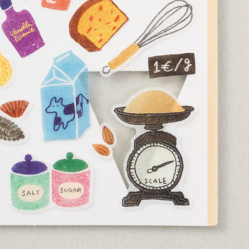 Midori Sticker Marché BAKING Washi Tape Stickers | 2371