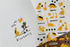 Suatelier Sonia PVC Transparent Stickers 1095 | Dino Dinosaurs