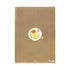 Midori MD A4 3 Pocket Clear Folder | Toast
