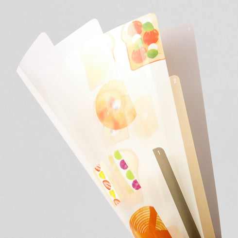 Midori MD A4 3 Pocket Clear Folder | Toast