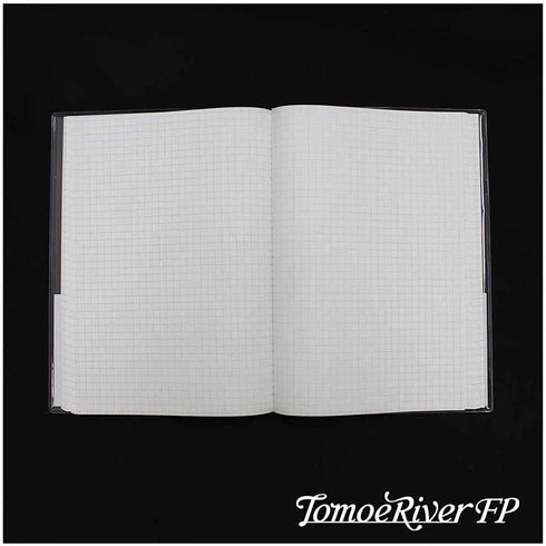 Sakae A5 Tomoe River 52gsm 5mm DOT Grid Fountain Pen Paper Bleed Proof Soft Cover Notebook Lay Flat | 192 Pages SR-A5NB-DW