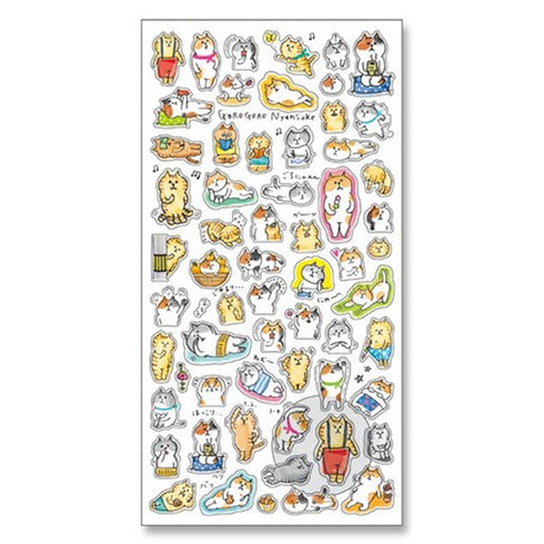 Mind Wave Date Frames Date Markers Schedule Frames Schedule Bujo Tiny Stickers | GOROGORO NYANSUKE (Cats)