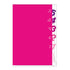 Midori MD A4 5 Pocket Clear Folder | Pink