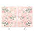 Midori MD A4 Single Pocket Index Clear Folder 2-Pack | Flowers