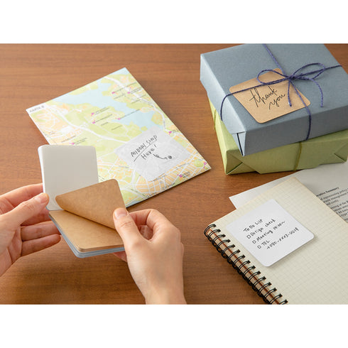 PLAIN Midori Selectable Pickable Sticky Notes Transparent Sticky Note Kraft Sticky Note | 70mm