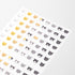 Midori Seal Collection Planner Stickers Removable Mood Stickers Mood Tracker Stickers | 2541 Cat