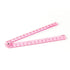 MIDORI PINK Clear Polycarbonate FOLDING Multi Ruler | 30cm