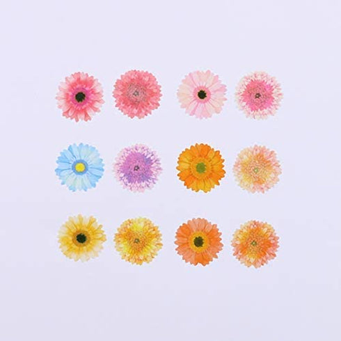 GERBERA DAISY | Bande Washi Tape Masking Tape Sticker Roll BDA254 200 Stickers
