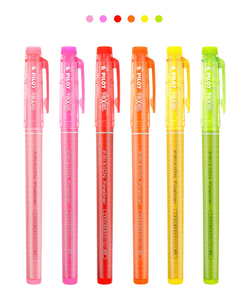 BLACK Pilot FriXion Fine LINER Pen 0.45 mm Fine Point Erasable Pen | Single Pen or Set