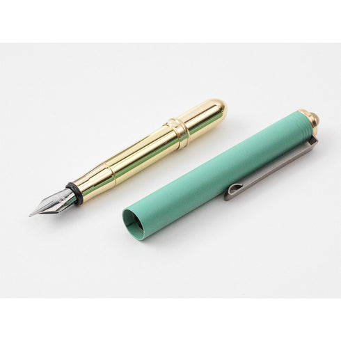 TRAVELER'S COMPANY TRC Brass Fountain Pen Factory Green | Fine Nib Limited Edition Model 38078006