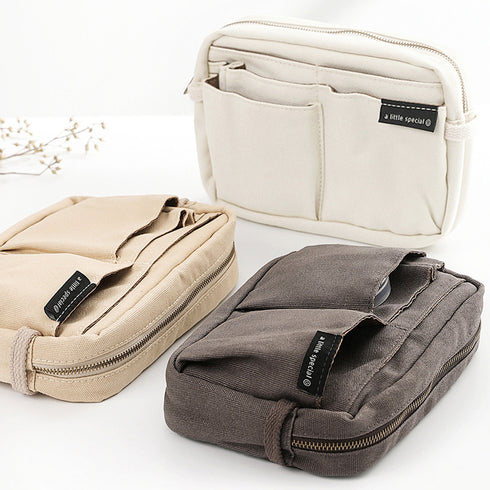 MOCHA Japan KOKUYO NEW One Series Large Capacity Folio Case Bag in Bag Pen Case Pencil Case