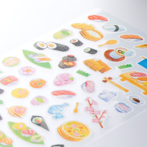 Midori Sticker Marché SUSHI Washi Tape Stickers | 2450