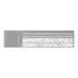 Midori CLIP RULER Stencil Template Bujo Template Metal Bookmark | Stainless Steel