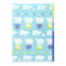 Midori MD A4 3 Pocket Clear Folder | Polar Bear