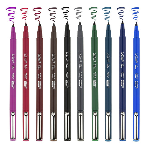 Marvy Le Pen FLEX Brush Pen Flexible Brush Pen GREEN 4800-10A | Single Pen or Complete Set