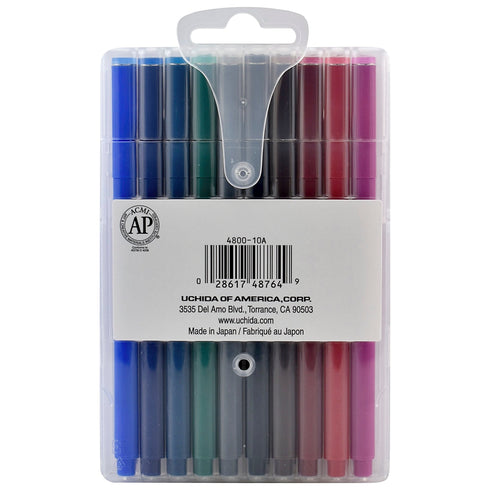 Marvy Le Pen FLEX Brush Pen Flexible Brush Pen NAVY 4800-10A | Single Pen or Complete Set