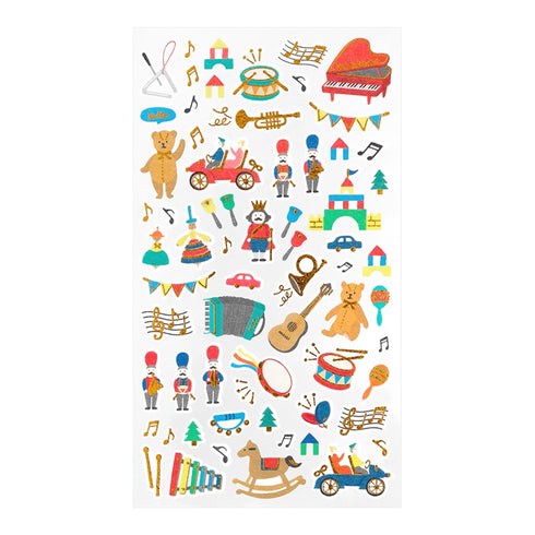 Midori Sticker Marché TOYS Washi Tape Stickers | 2494