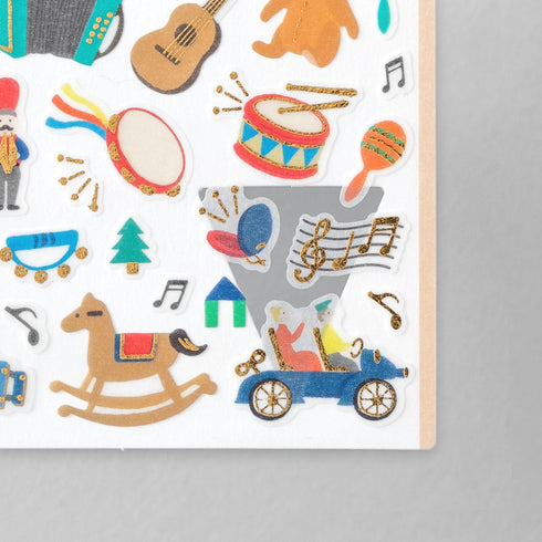 Midori Sticker Marché TOYS Washi Tape Stickers | 2494