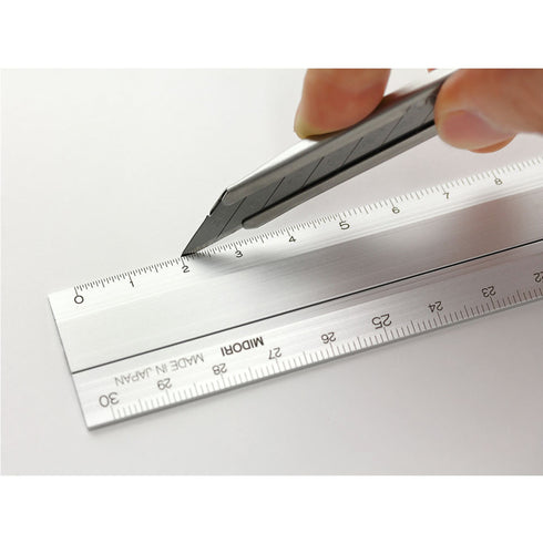 Midori Aluminum FOLDING Multi Ruler with Angle Measurements 30cm | Black
