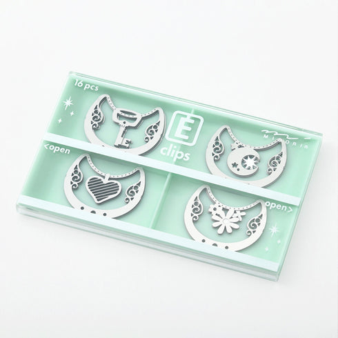 MIDORI E-Clip Etching Clip Necklace Jewelry Paper Clips
