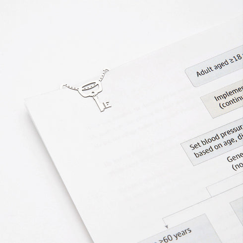 MIDORI E-Clip Etching Clip Necklace Jewelry Paper Clips