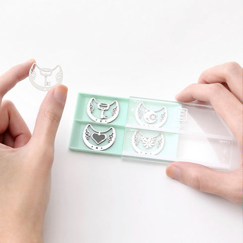 MIDORI E-Clip Etching Clip Necklace Jewelry Paper Clips