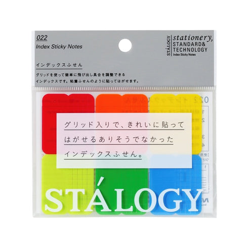 Stalogy Index Tab Sticky Notes | Fine & Earth Color 12 Sheets S2300