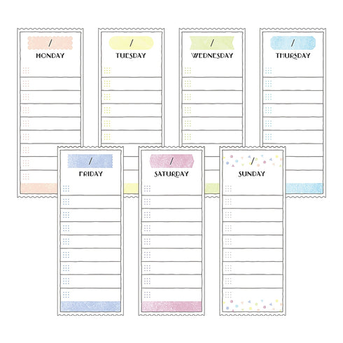 Midori Sticky Notes Bullet Journal Sticky Notes Daily COLORFUL Notes | 35 Sheets 19061