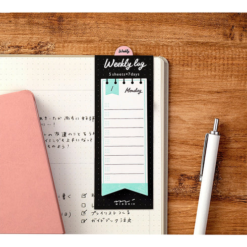 Midori Sticky Notes Bullet Journal Sticky Notes Daily RIBBON Notes | 35 Sheets 19062