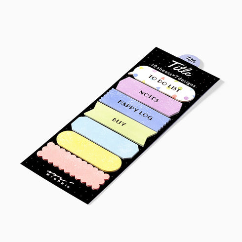 Midori Sticky Notes Bullet Journal Sticky Notes Daily COLORFUL Day Notes | 70 Sheets 19063