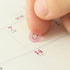 Midori Seal Collection Planner Stickers Removable Mood Stickers Mood Tracker Stickers | 2388 Smile Faces