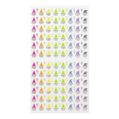 Midori Seal Collection Planner Stickers Removable Mood Stickers Mood Tracker Stickers | 2303 Troll Gnome