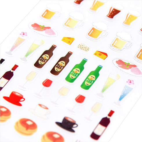 Midori Seal Collection Planner Stickers Removable Sticker | 2198 Food