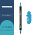 Kuretake ZIG Clean Color Dot METALLIC BLUE Double-Sided Marker | TC8100-125