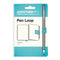 Leuchtturm 1917 Rising Colors AQUAMARINE Fabric Pen Loop | Self-Adhesive