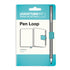 Leuchtturm 1917 Rising Colors AQUAMARINE Fabric Pen Loop | Self-Adhesive