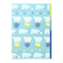 Midori MD A4 3 Pocket Clear Folder | Polar Bear