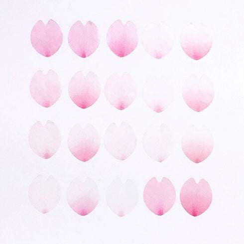 SAKURA PETALS | Bande Washi Tape Masking Tape Sticker Roll Cherry Blossom BDA336 200 Stickers
