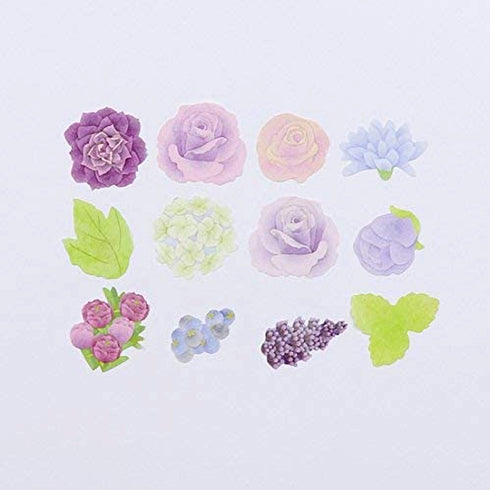 ROSE BOUQUET | Bande Washi Tape Masking Tape Sticker Roll Roses BDA270 200 Stickers