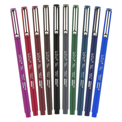 Marvy Le Pen FLEX Brush Pen Flexible Brush Pen BURGUNDY 4800-10A | Single Pen or Complete Set