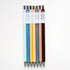 MARK'S STYLE Colors BLACK Vibrant Wooden Shaft Retractable Gel Ink Pen | 0.5mm