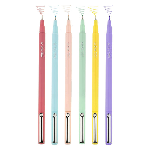 Marvy Le Pen Pastels Pen PEPPERMINT 0.3mm 4300-6P | Single Pen or Complete Set